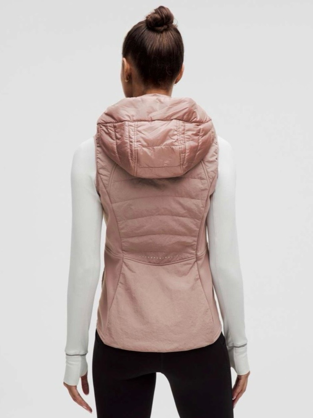 Lululemon Another Mile Vest Twilight Rose PrimaLoft Hooded Size 6 - Picture 3 of 11